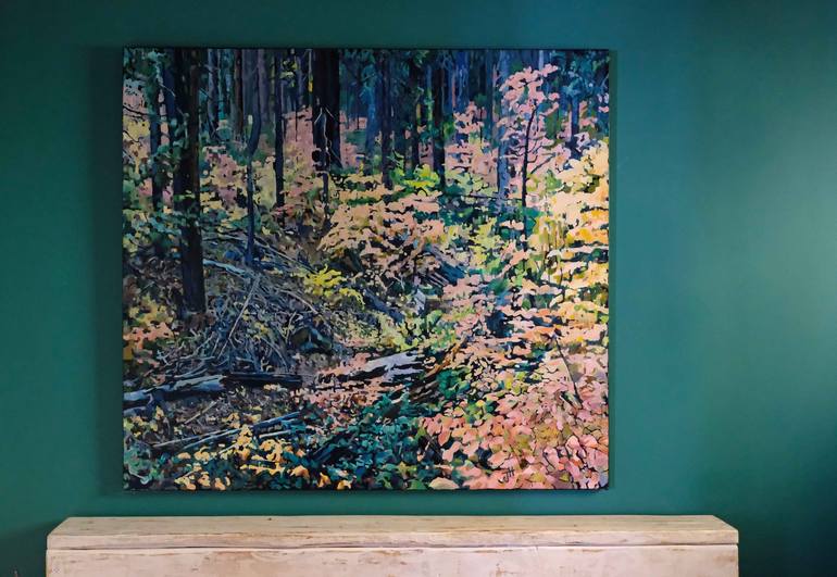 Original Abstract Expressionism Landscape Painting by John Hancock