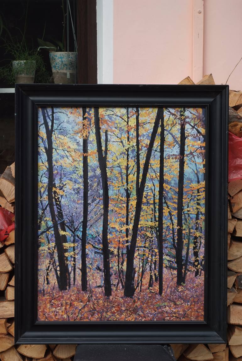 Original Expressionism Landscape Painting by John Hancock