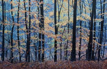 Forestscape / blue and yellow thumb