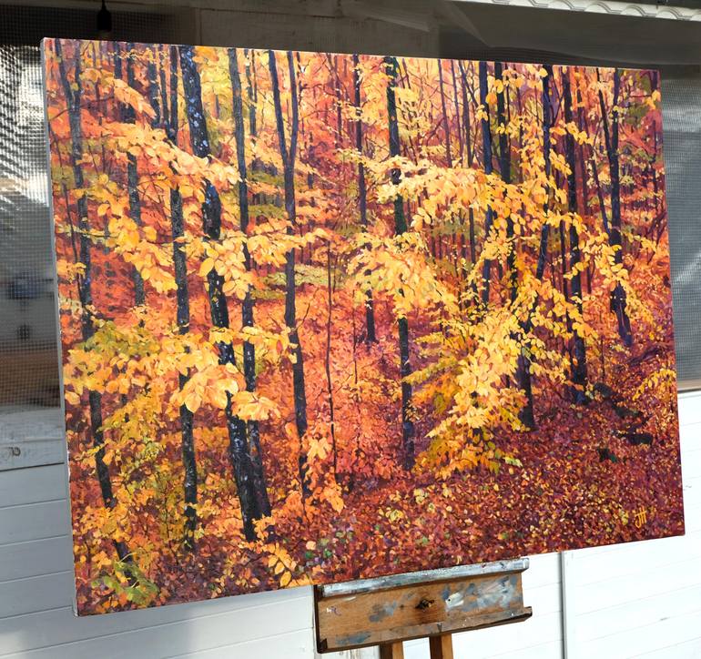Original Expressionism Landscape Painting by John Hancock