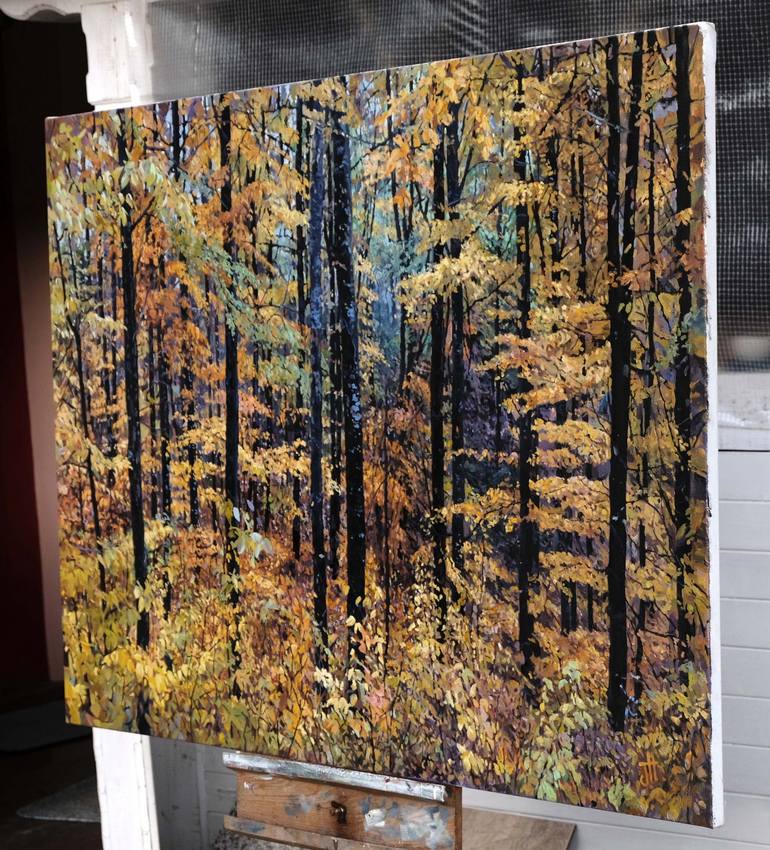 Woodscape Painting by John Hancock | Saatchi Art