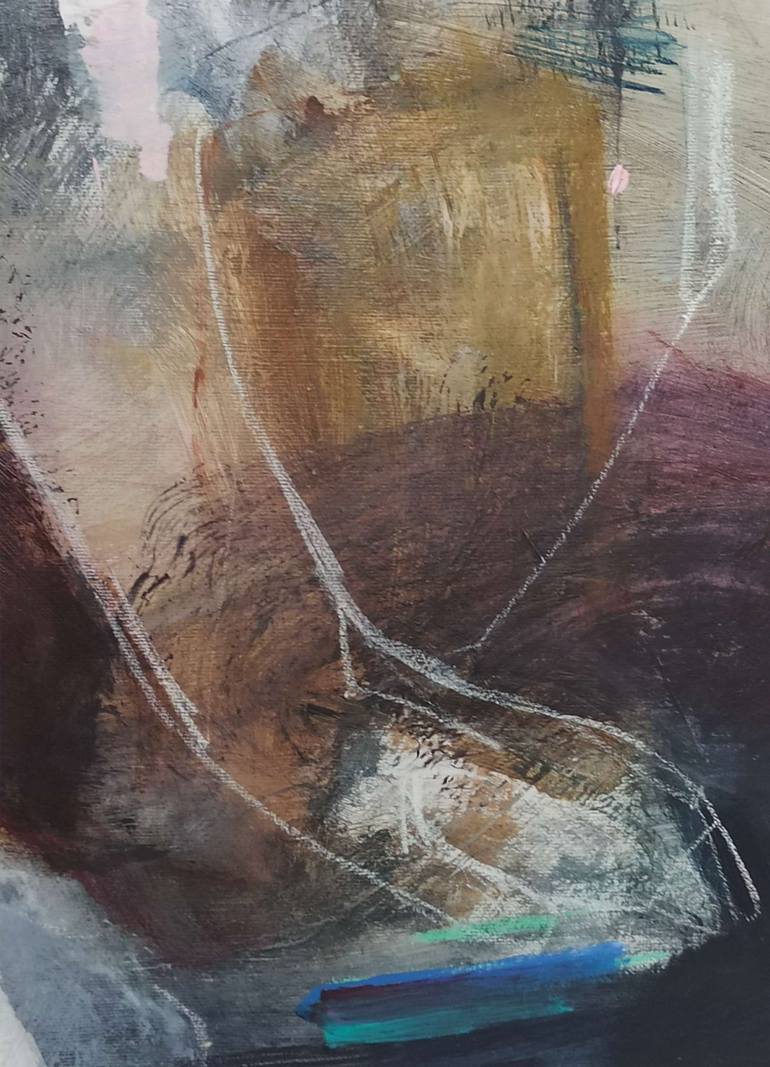 Original Abstract Expressionism Abstract Painting by Magdalena Morey