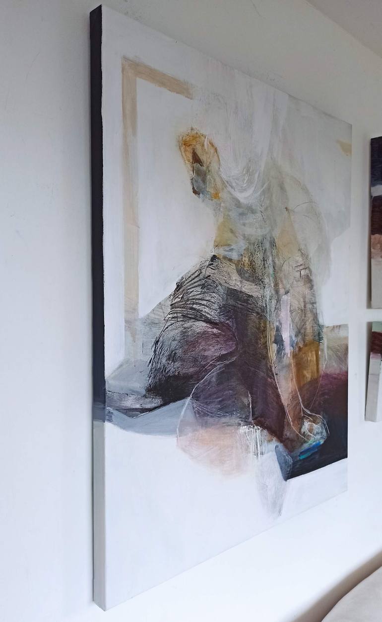 Original Abstract Expressionism Abstract Painting by Magdalena Morey