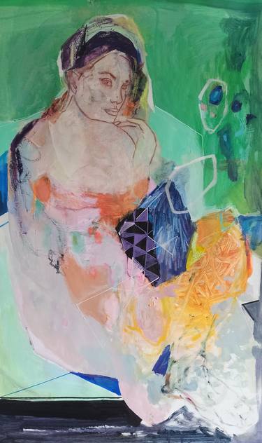 Original Abstract Women Paintings by Magdalena Morey