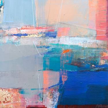 Original Abstract Seascape Paintings by Magdalena Morey