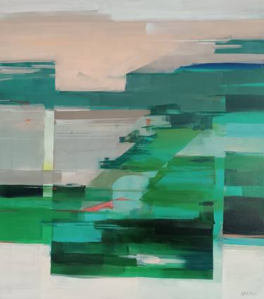 Original Abstract Landscape Paintings by Magdalena Morey