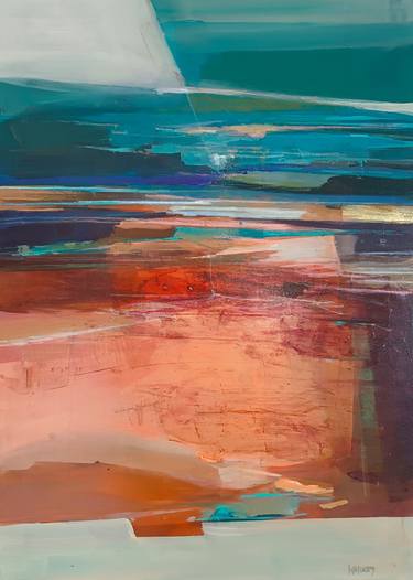 Original Abstract Landscape Painting by Magdalena Morey