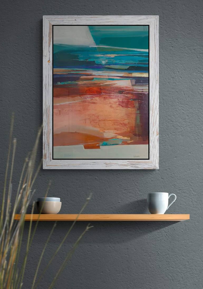 Original Abstract Landscape Painting by Magdalena Morey