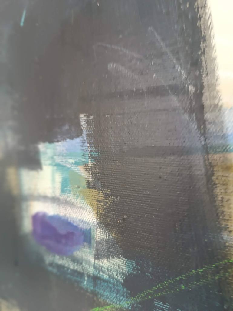 Original Abstract Expressionism Abstract Painting by Magdalena Morey