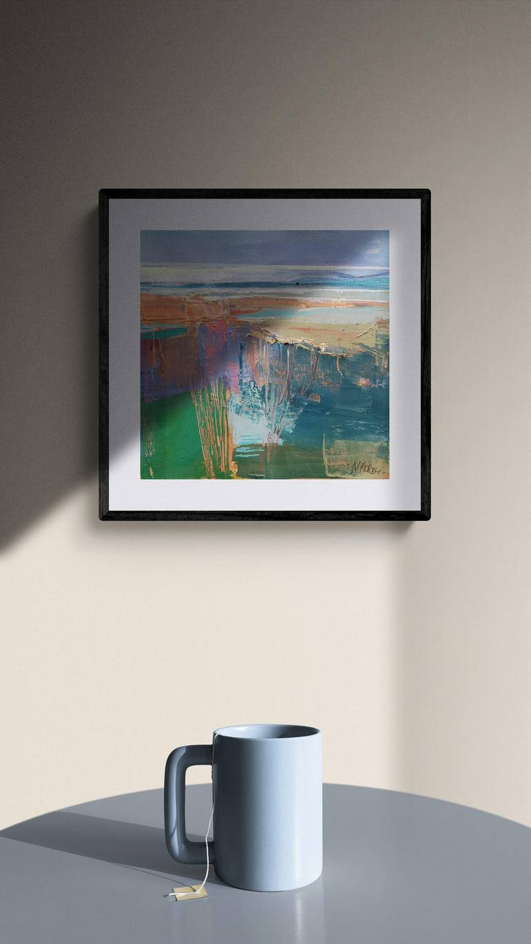 Original Abstract Landscape Painting by Magdalena Morey
