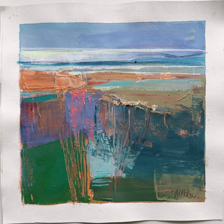 Original Abstract Landscape Painting by Magdalena Morey
