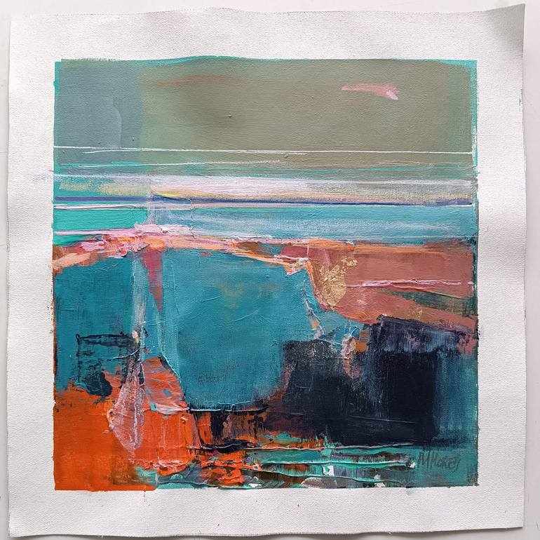 Original Abstract Landscape Painting by Magdalena Morey