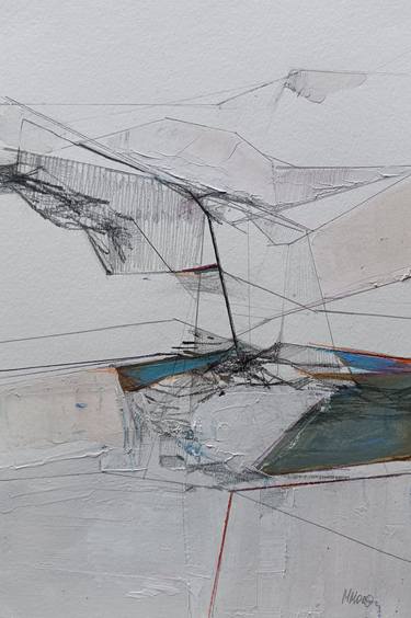 Original Abstract Expressionism Abstract Paintings by Magdalena Morey