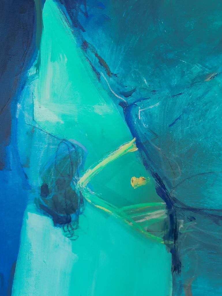 Original Abstract People Painting by Magdalena Morey