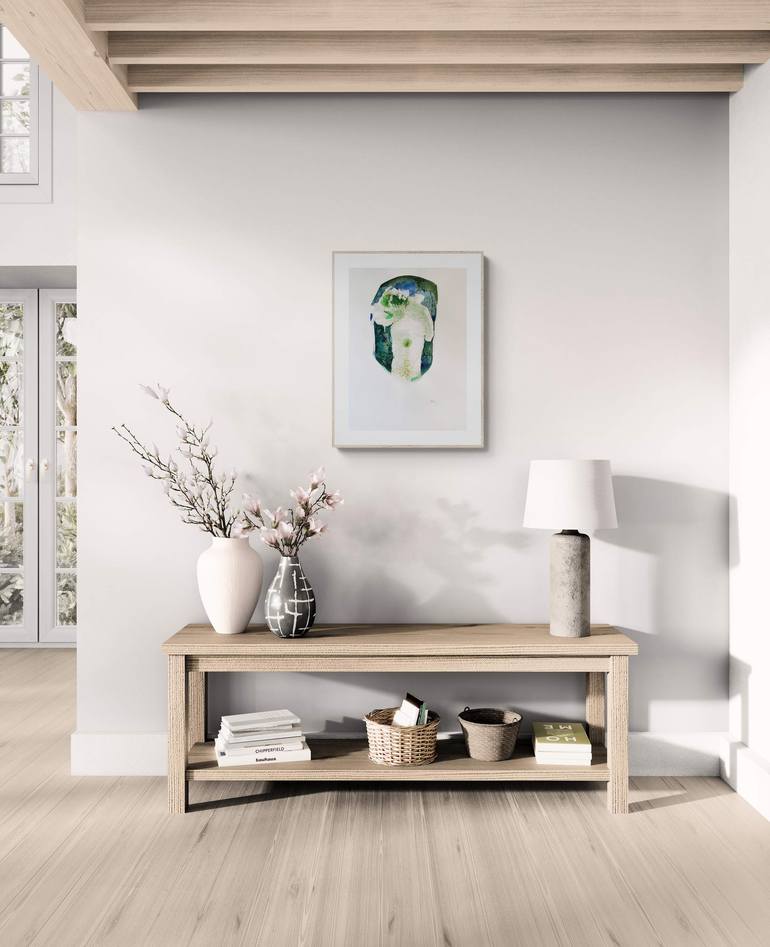 Original Abstract Nature Mixed Media by Magdalena Morey