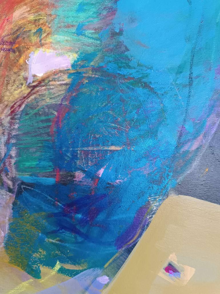 Original Abstract Expressionism Abstract Painting by Magdalena Morey