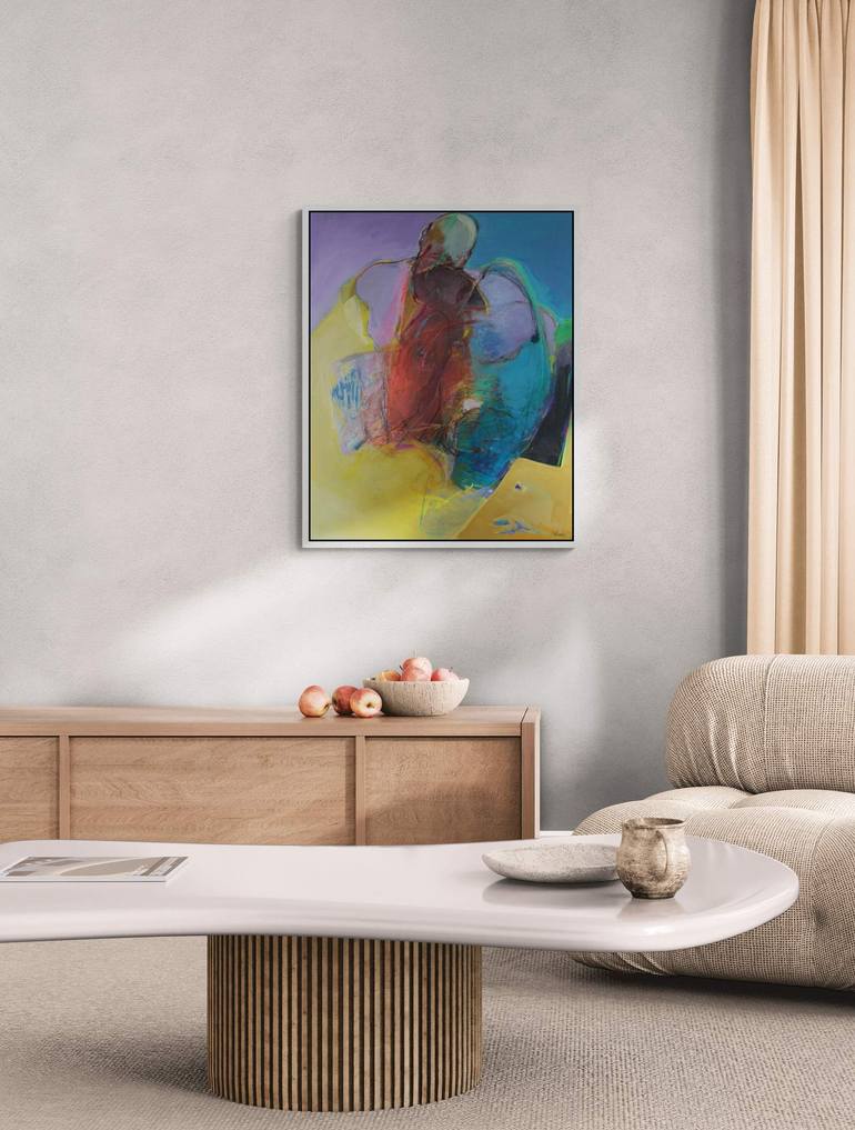 Original Abstract Expressionism Abstract Painting by Magdalena Morey