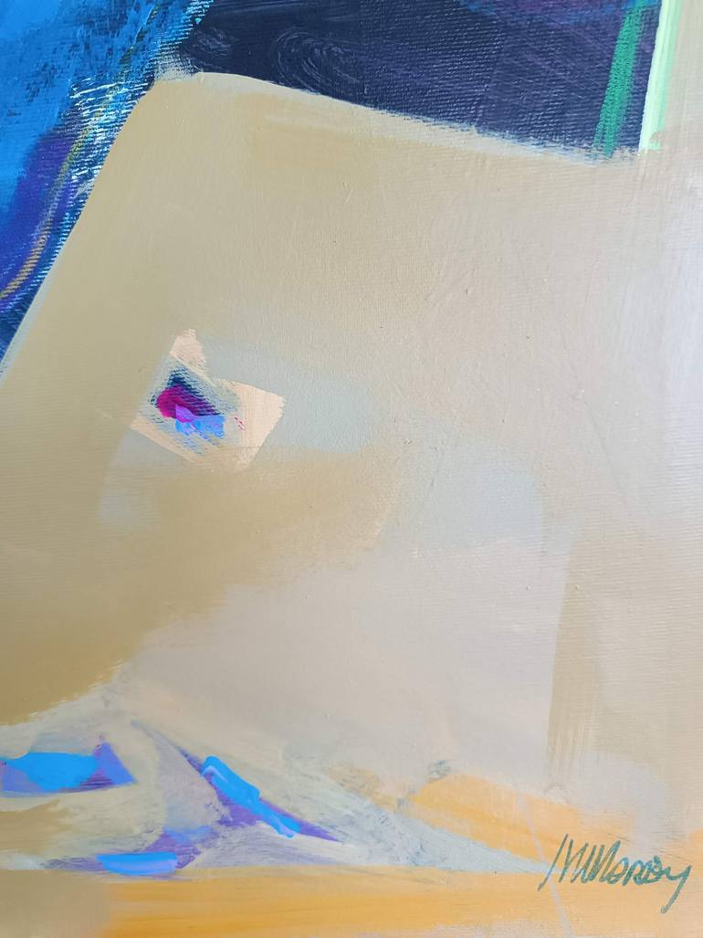 Original Abstract Expressionism Abstract Painting by Magdalena Morey