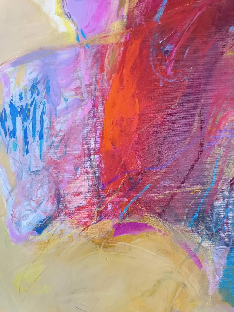 Original Abstract Expressionism Abstract Painting by Magdalena Morey