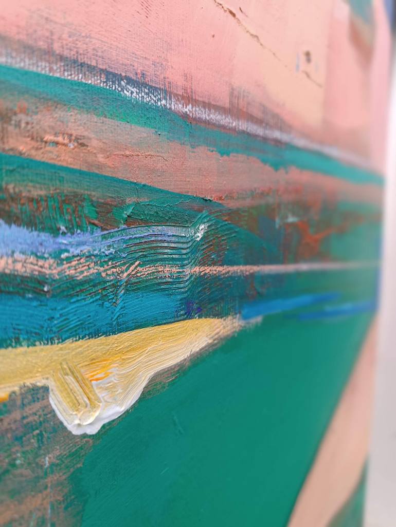 Original Abstract Landscape Painting by Magdalena Morey