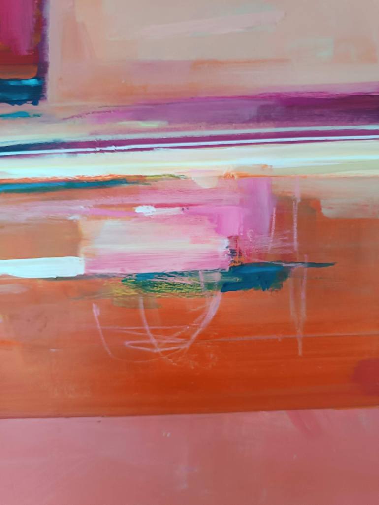Original Abstract Expressionism Abstract Painting by Magdalena Morey