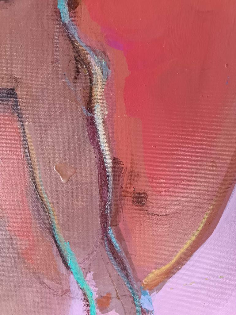 Original Abstract People Painting by Magdalena Morey