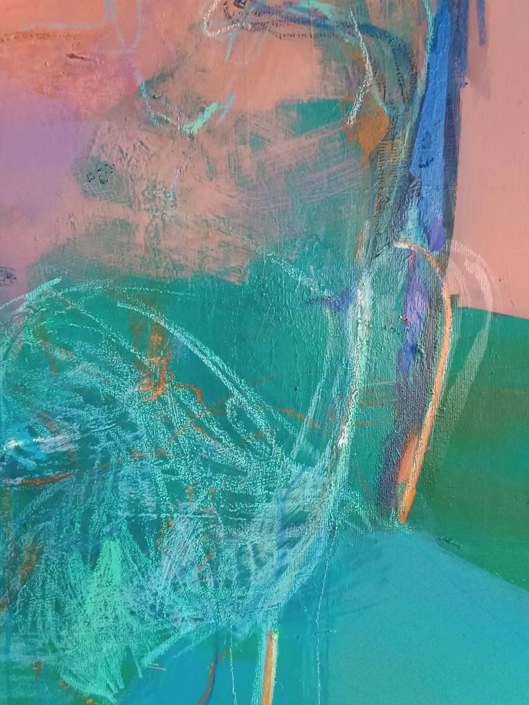 Original Abstract Expressionism Abstract Painting by Magdalena Morey