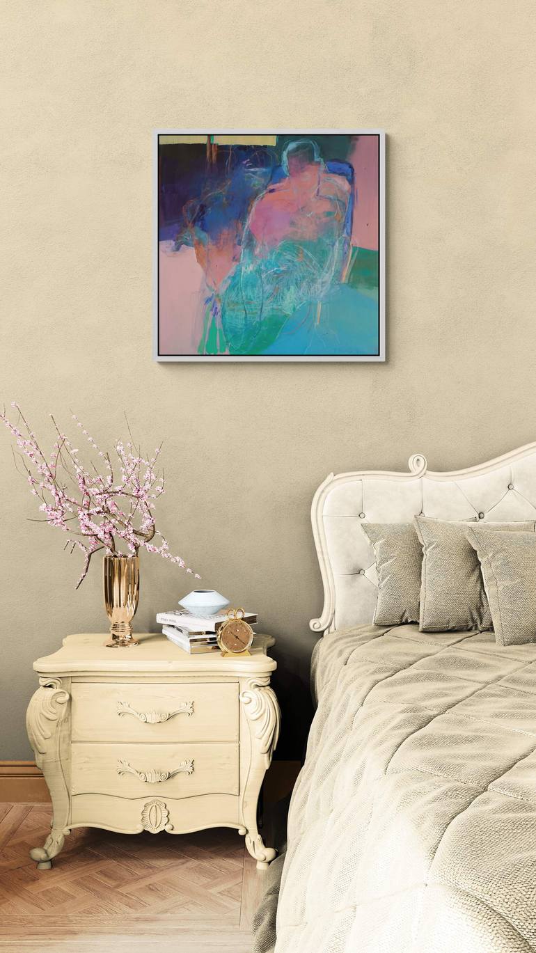 Original Abstract Expressionism Abstract Painting by Magdalena Morey