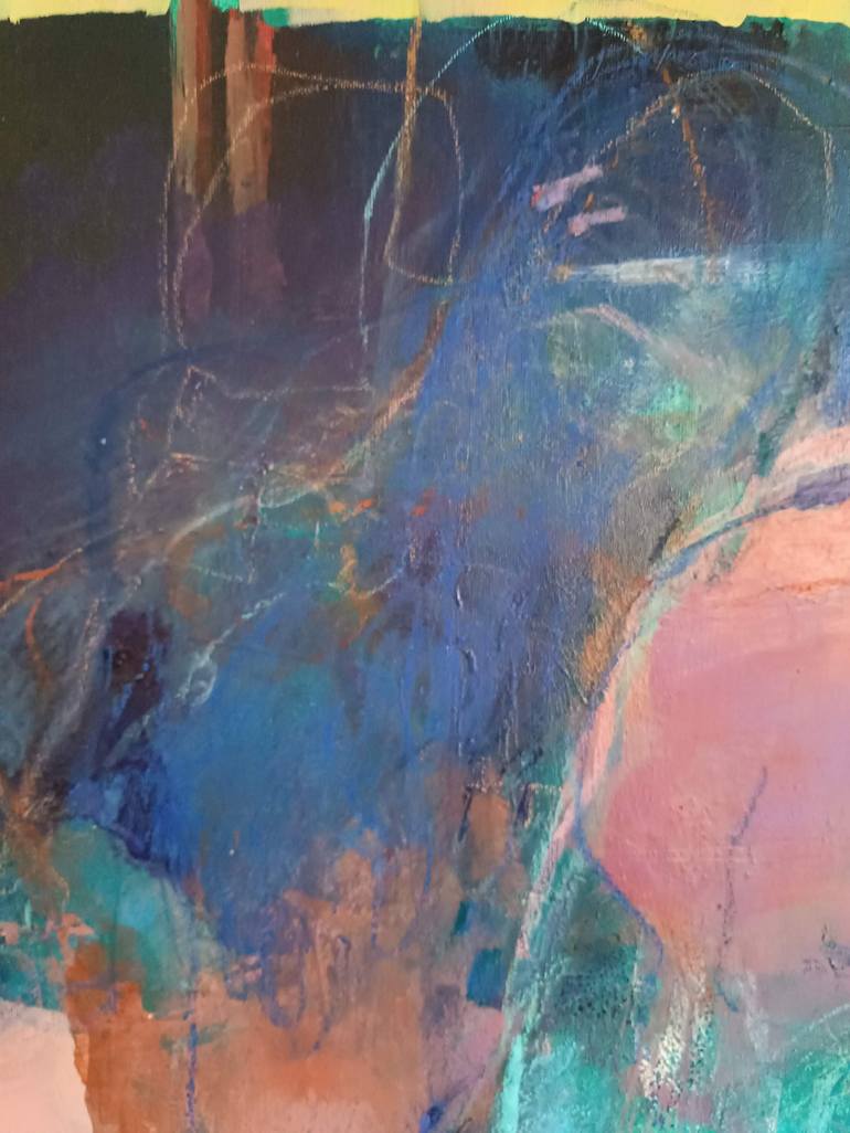 Original Abstract Expressionism Abstract Painting by Magdalena Morey