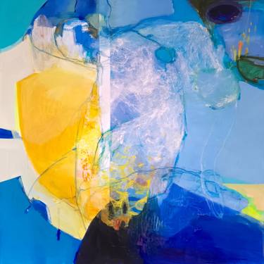 Original Abstract Expressionism Abstract Paintings by Magdalena Morey