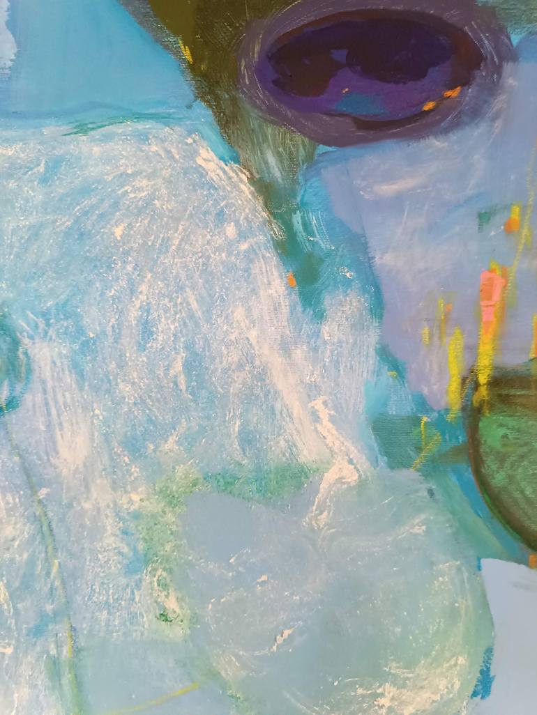 Original Abstract Expressionism Abstract Painting by Magdalena Morey