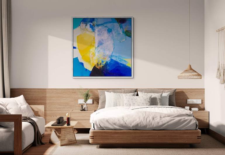 Original Abstract Expressionism Abstract Painting by Magdalena Morey