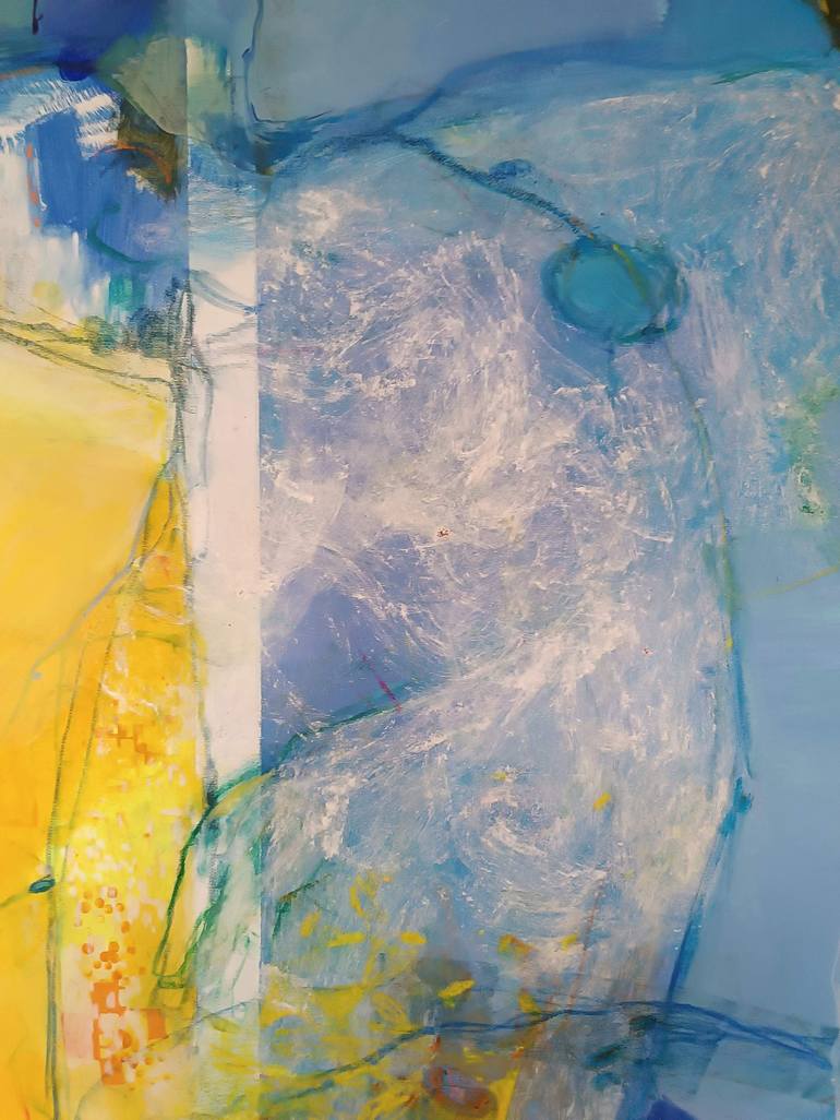 Original Abstract Expressionism Abstract Painting by Magdalena Morey