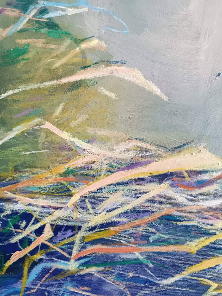 Original Abstract Expressionism Abstract Painting by Magdalena Morey