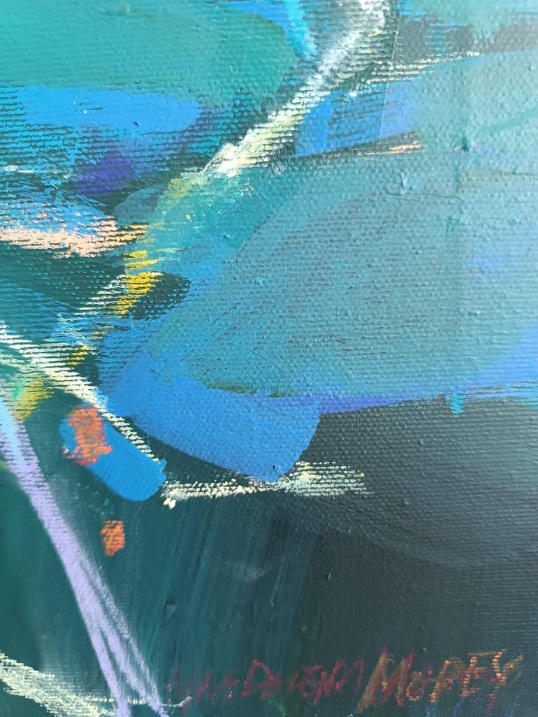 Original Abstract Expressionism Abstract Painting by Magdalena Morey