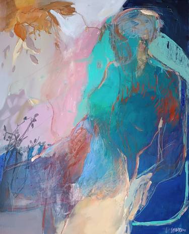Original Abstract Expressionism Abstract Paintings by Magdalena Morey