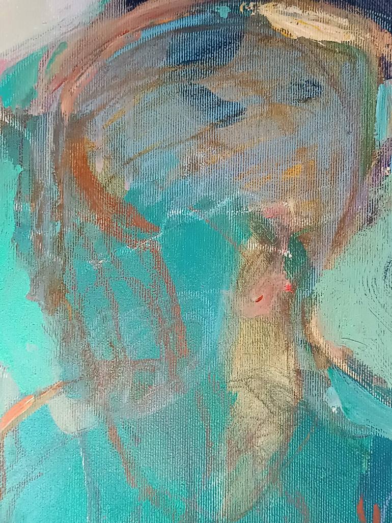 Original Abstract Expressionism Abstract Painting by Magdalena Morey