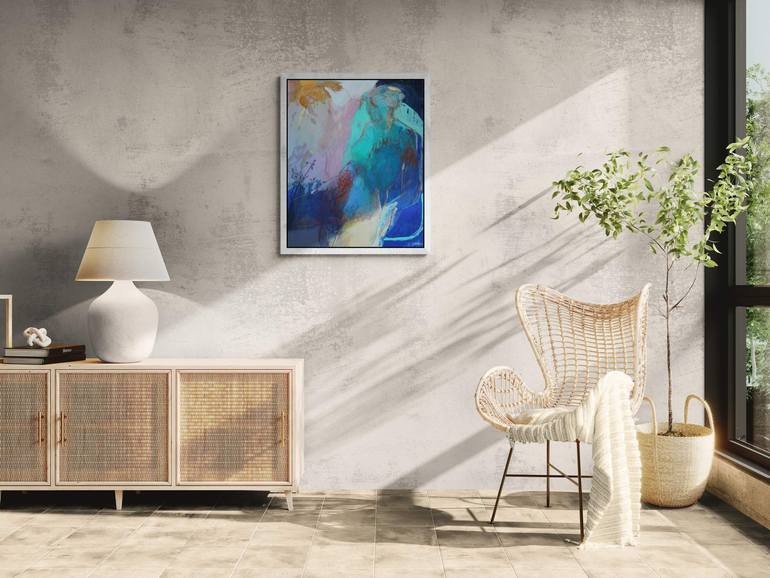 Original Abstract Expressionism Abstract Painting by Magdalena Morey