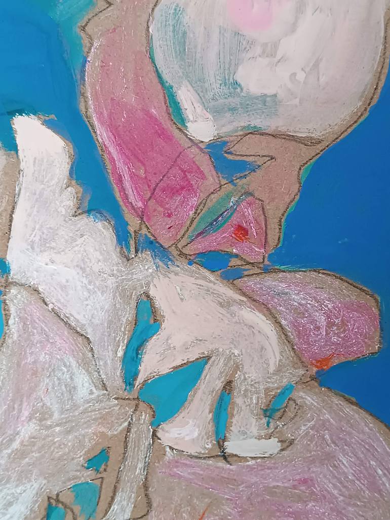 Original Abstract Expressionism Abstract Painting by Magdalena Morey