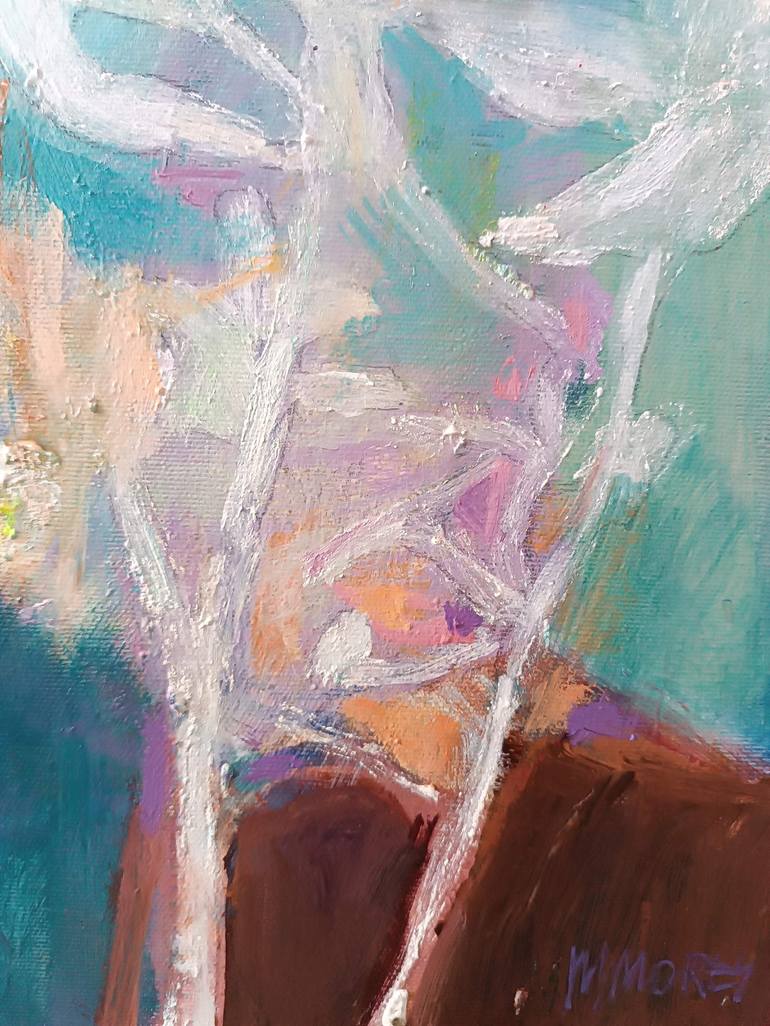 Original Abstract Expressionism Abstract Painting by Magdalena Morey
