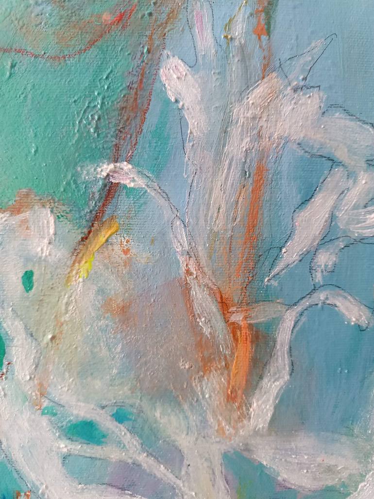Original Abstract Expressionism Abstract Painting by Magdalena Morey