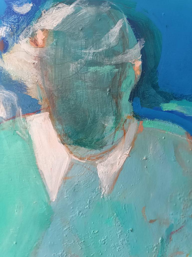 Original Abstract Expressionism Abstract Painting by Magdalena Morey