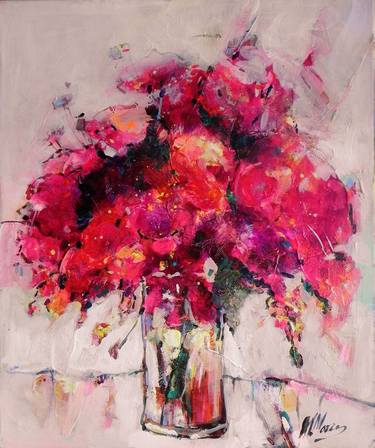 Print of Floral Paintings by Magdalena Morey