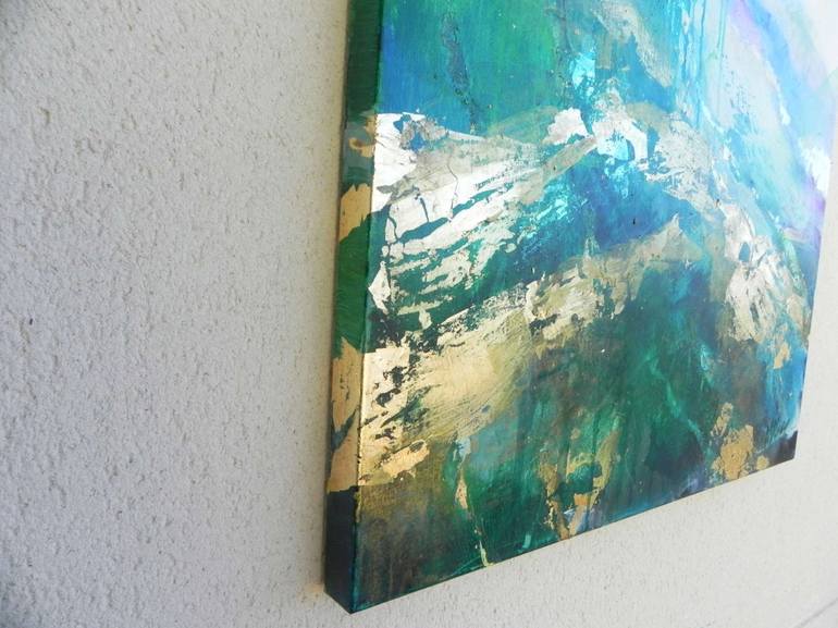 Original Abstract Water Painting by Magdalena Morey