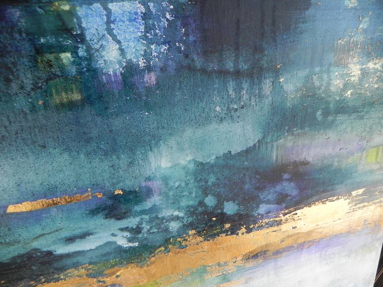 Original Abstract Water Painting by Magdalena Morey