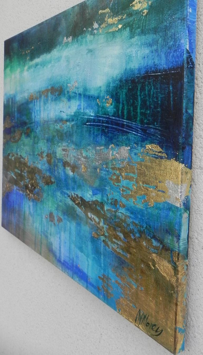 Original Abstract Water Painting by Magdalena Morey