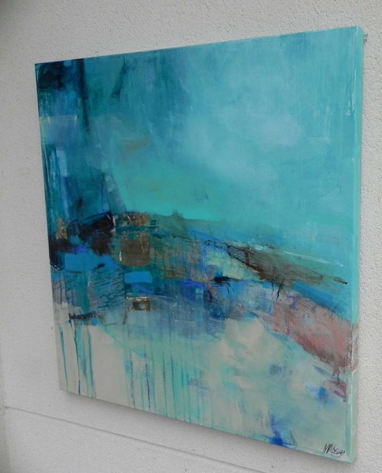 Original Abstract Landscape Painting by Magdalena Morey