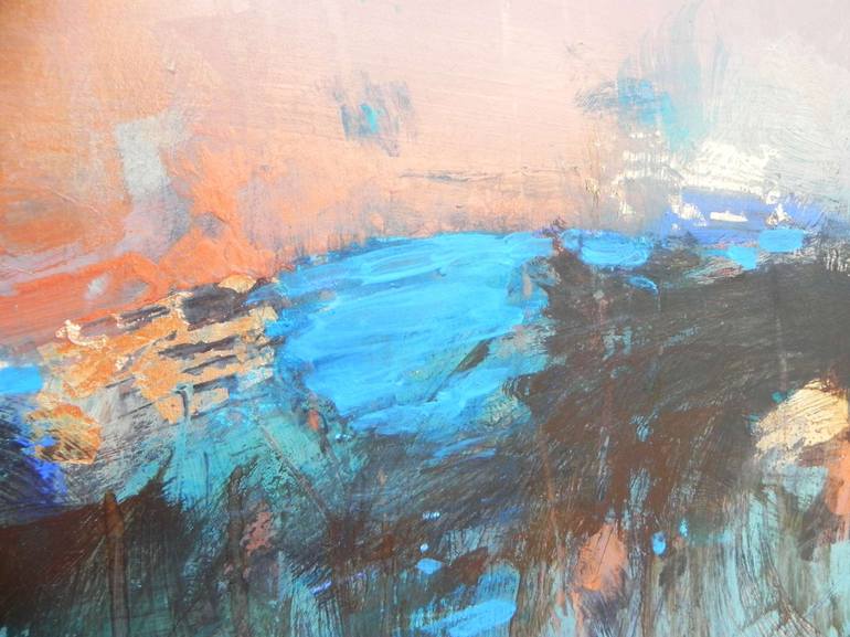 Original Abstract Landscape Painting by Magdalena Morey