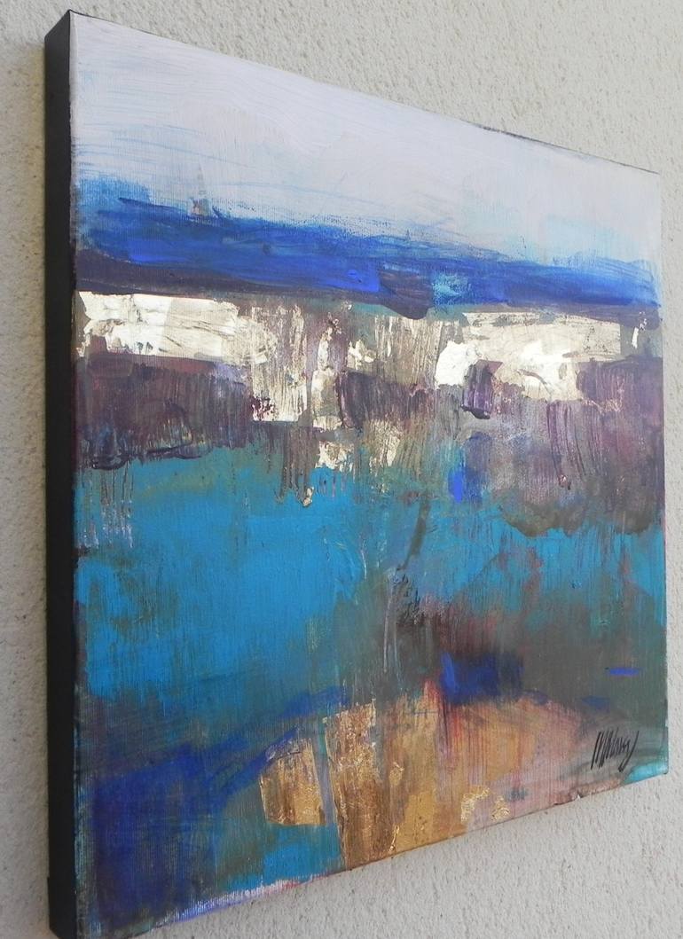 Original Abstract Landscape Painting by Magdalena Morey