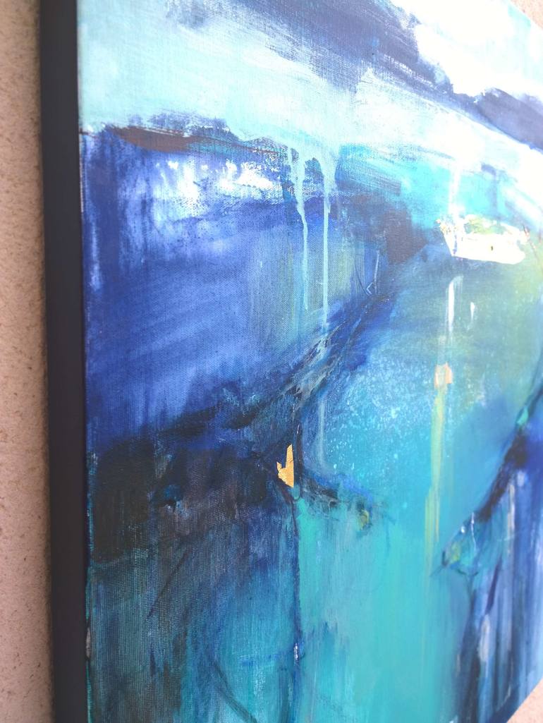 Original Abstract Landscape Painting by Magdalena Morey